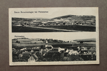 Ansichtskarte AK Feldstetten 1928 Neues Barackenlager